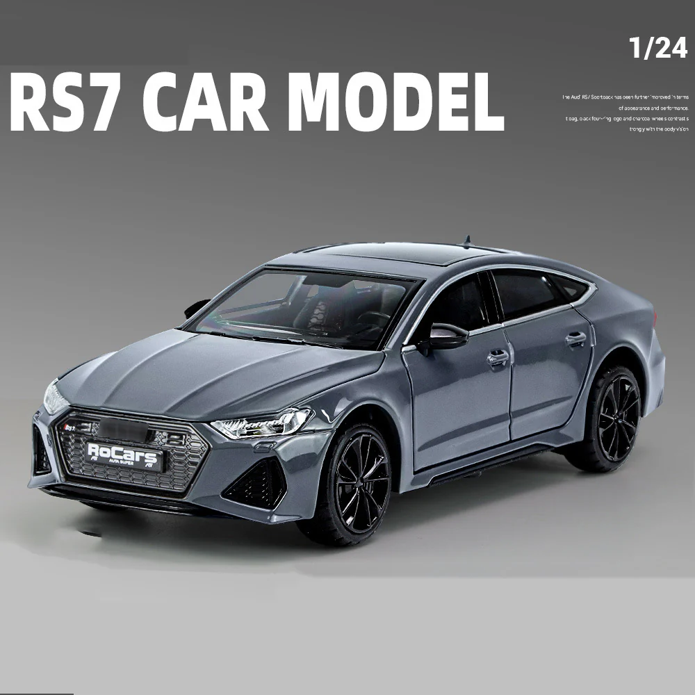 1:24 Audi RS7 Sportback 4-Door Coupe RC Alloy Model - Image 2