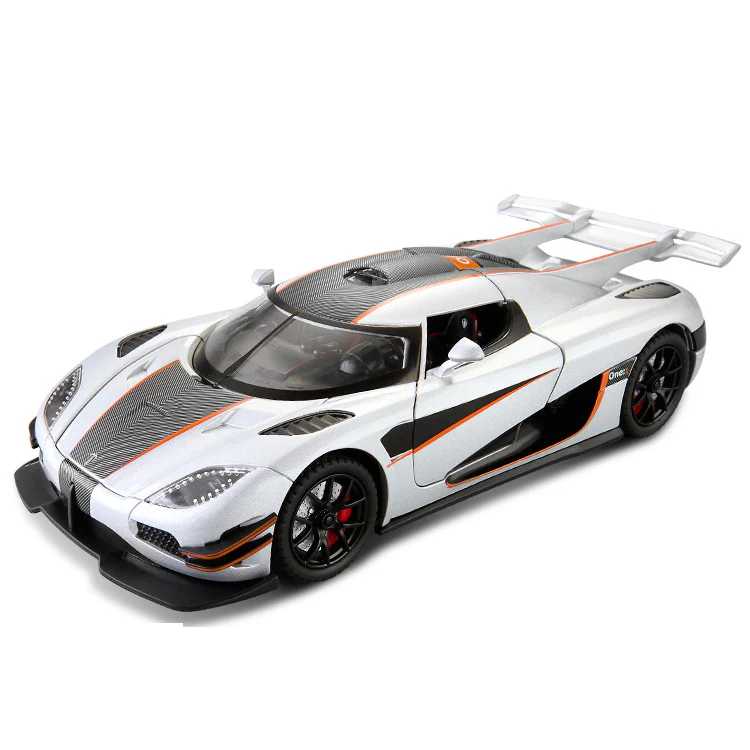 1:24 Alloy Super Muscle Car Model with Sound-Light - Image 3