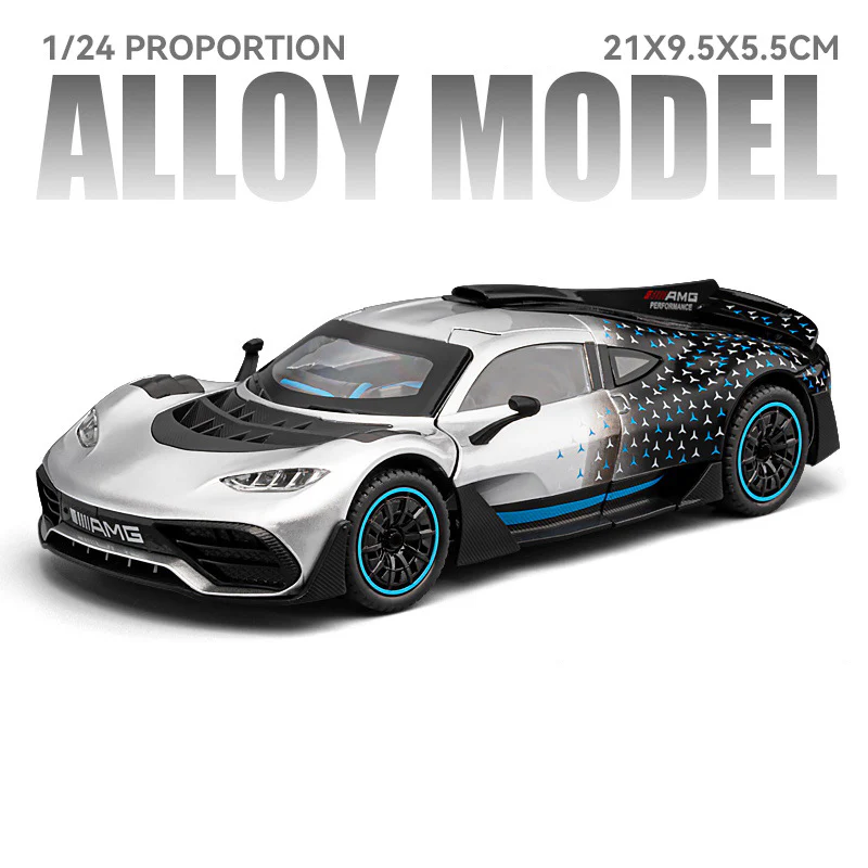 1:24 Benzs-One Alloy Sports Car Model with Sound Ligh - Image 4