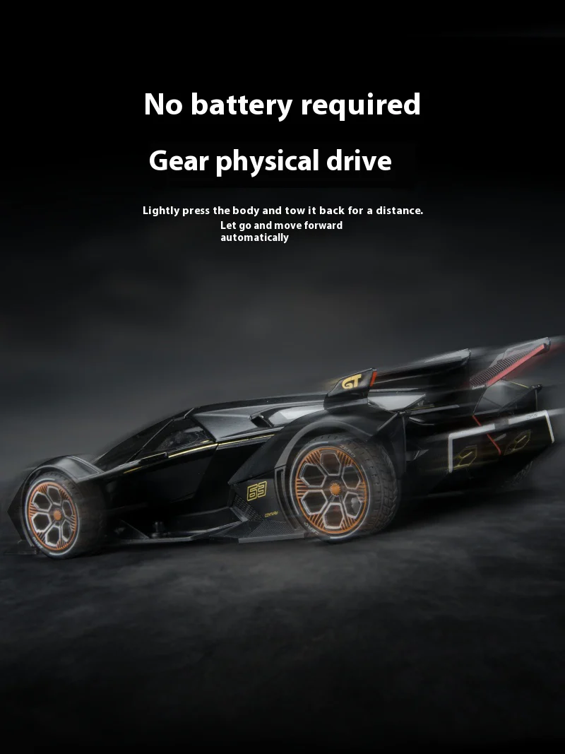 1:24 Lambo V12 GT Alloy Sport Model with Sound-Light - Image 6