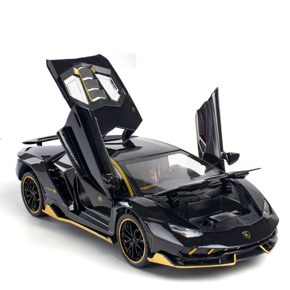 1:24 Lamborghini LP770-4 Alloy Muscular Sports Car - Image 3