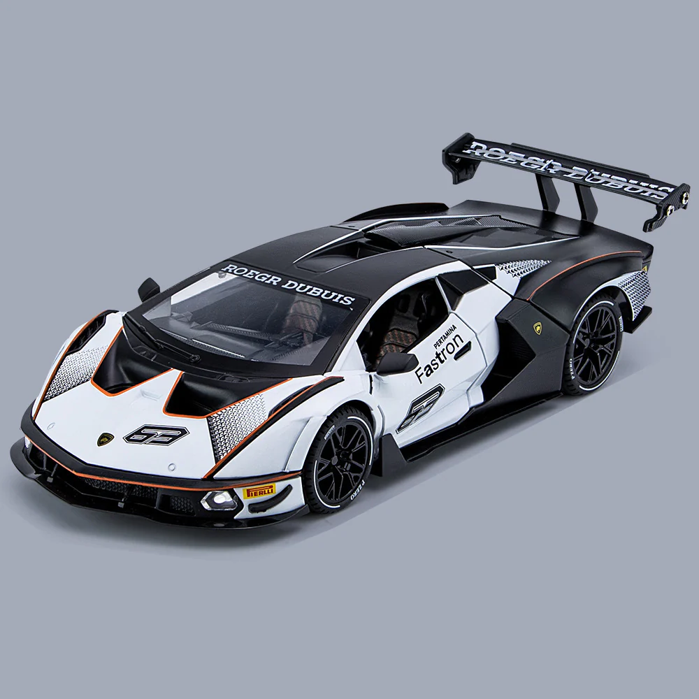 1:24 Lamborghini LP770-4 Alloy Muscular Sports Model - Image 4