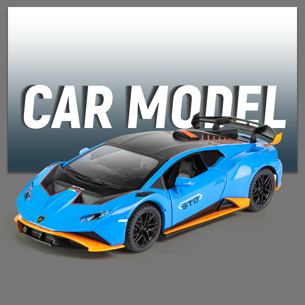 1:24 Lamborghini STO Alloy Supercar Replica Model