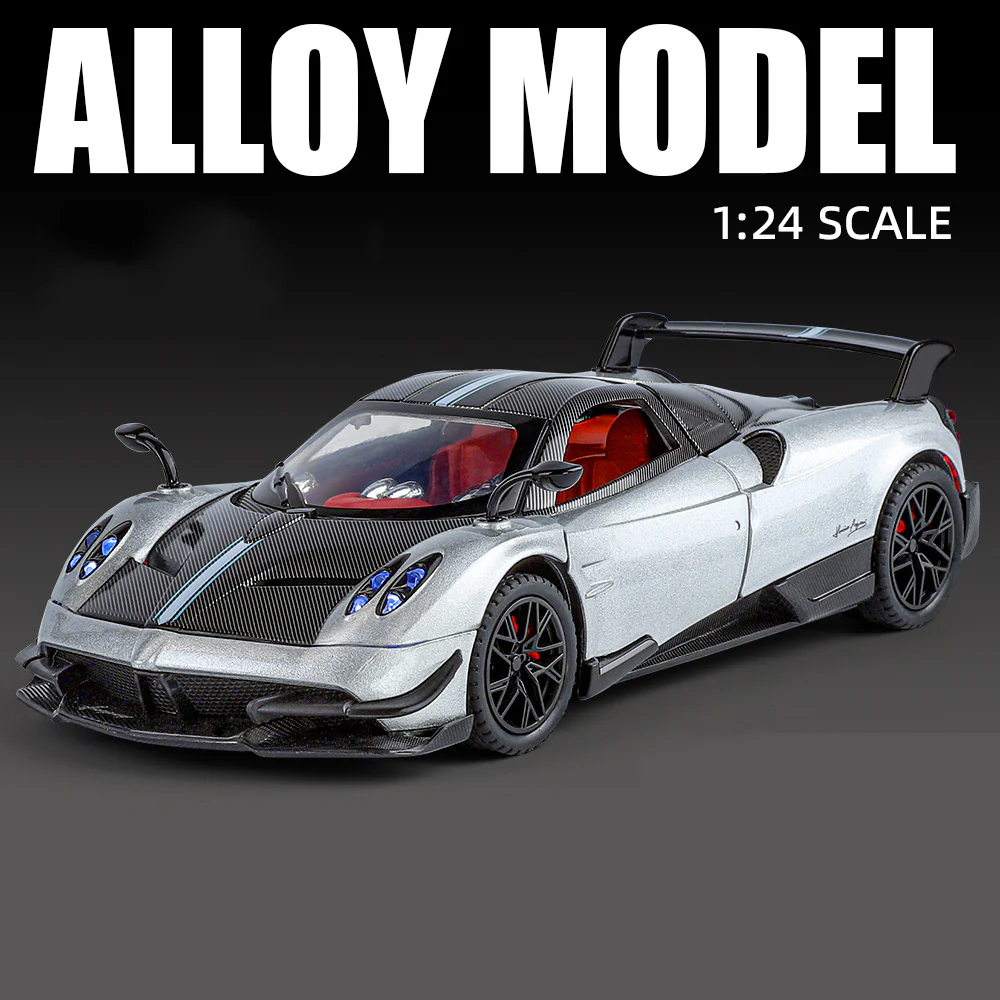 1:24 Pagani Huayra BC Alloy Sports Model Diecast Metal Racing Car Vehicles Model - Image 2