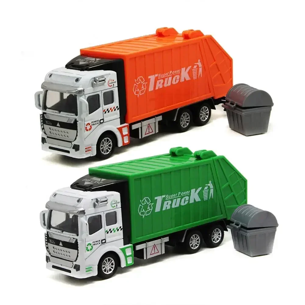1:32 Garbage Truck Toy Car - Image 6
