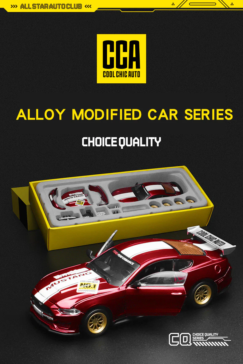 1/42 Ford Mustang GT Alloy Assembly Model - Image 5