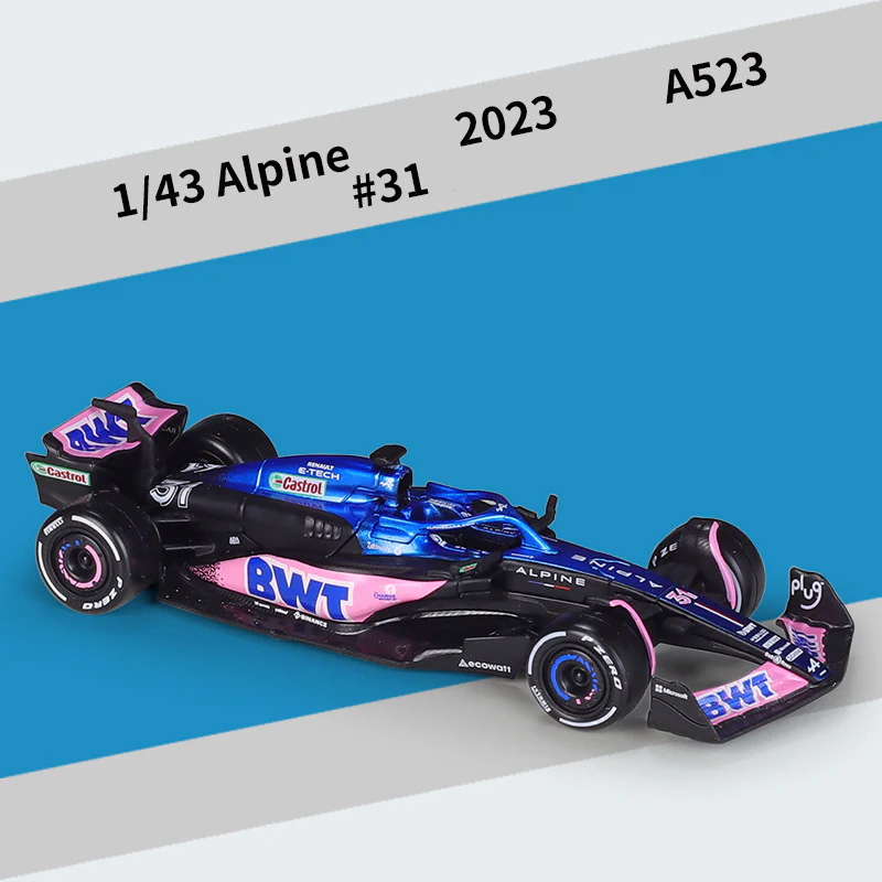 1:43 Alpine A523 (2023 season) F1 Alloy Static Model - Image 2