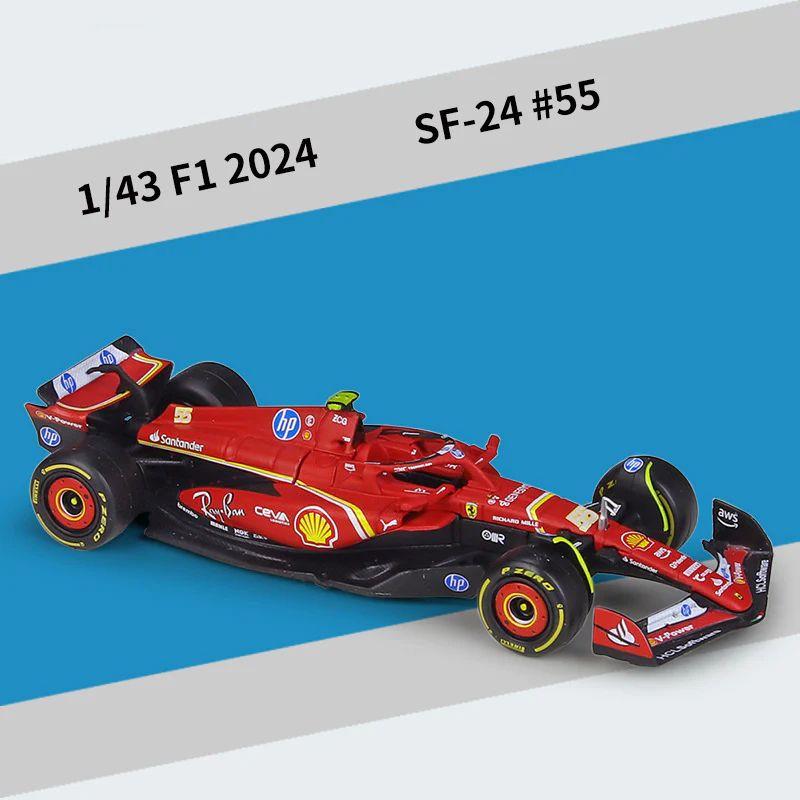 1:43 Ferrari SF23 (2024 season) F1 Alloy Static Model - Image 2