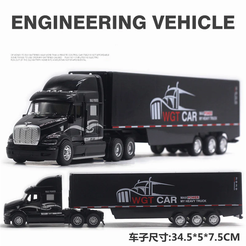 1/48 Large Container Truck Windup Toy - Image 13