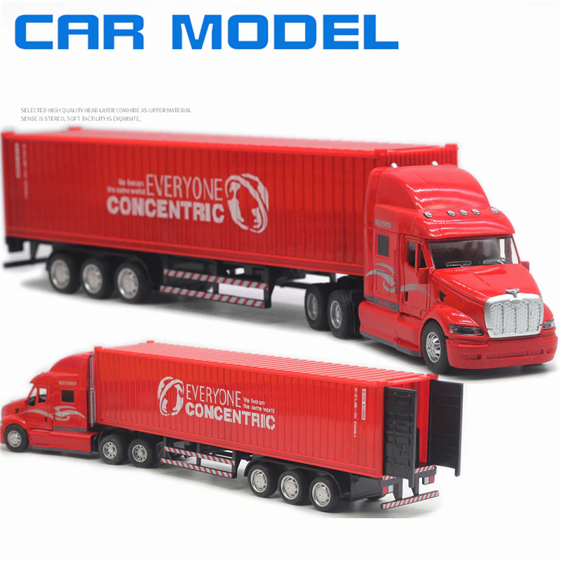 1/48 Large Container Truck Windup Toy - Image 4