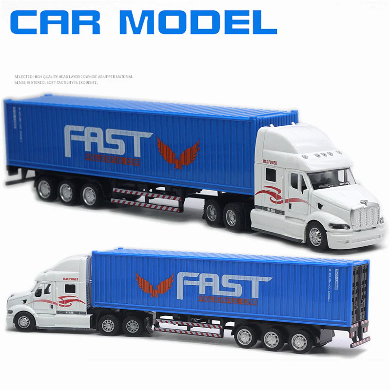 1/48 Large Container Truck Windup Toy - Image 5
