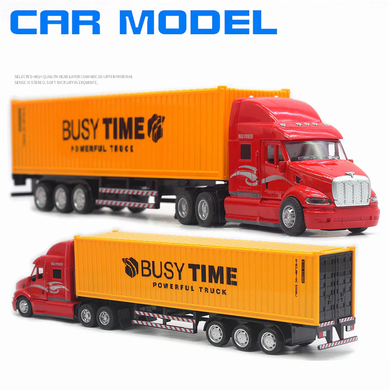 1/48 Large Container Truck Windup Toy - Image 7