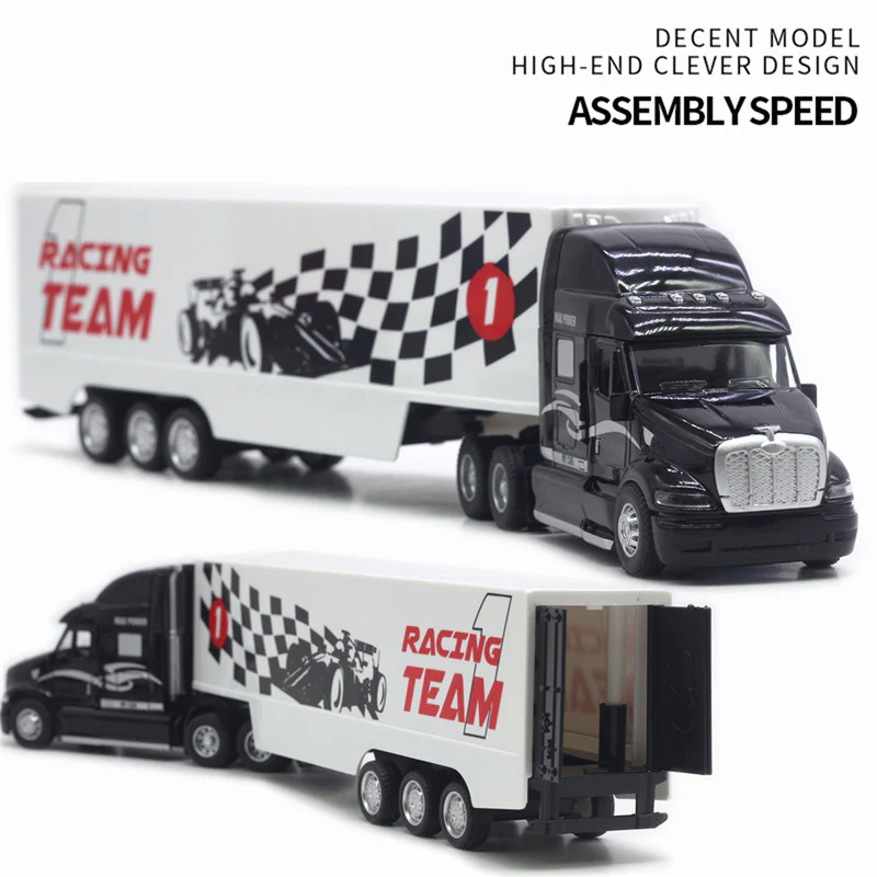 1/48 Large Container Truck Windup Toy - Image 8