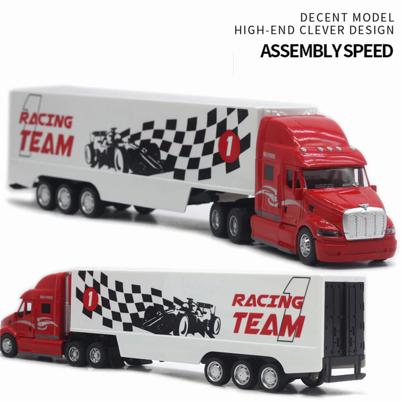 1/48 Large Container Truck Windup Toy - Image 9