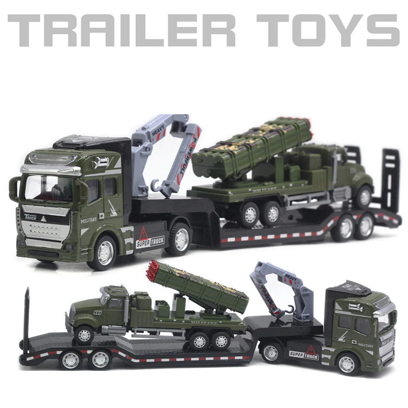 1:50 Alloy Transport Vehicle - Multiple Trailers - Image 4