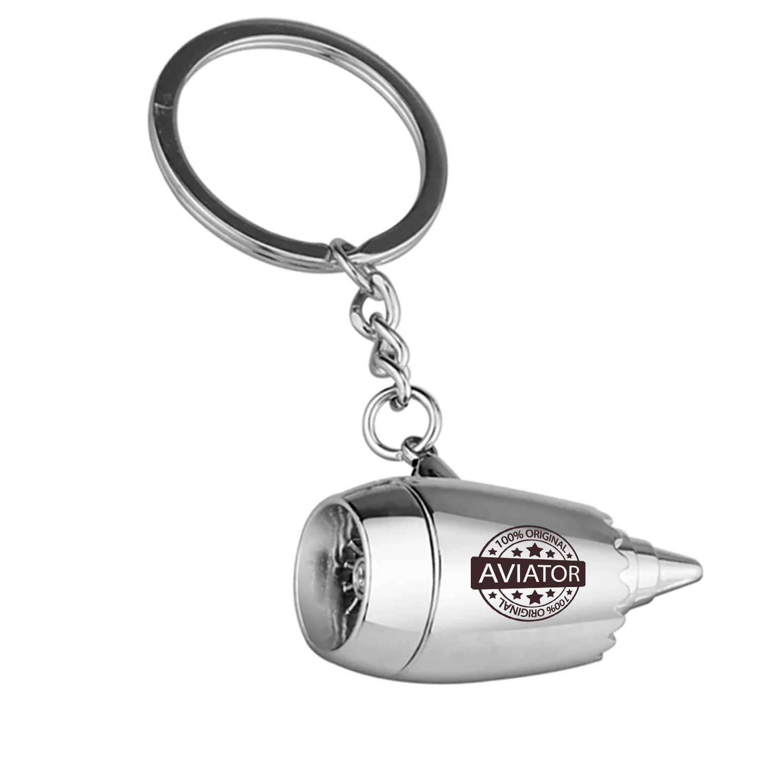 100 Original Aviator Jet Engine Turbine Key Chains - Image 2
