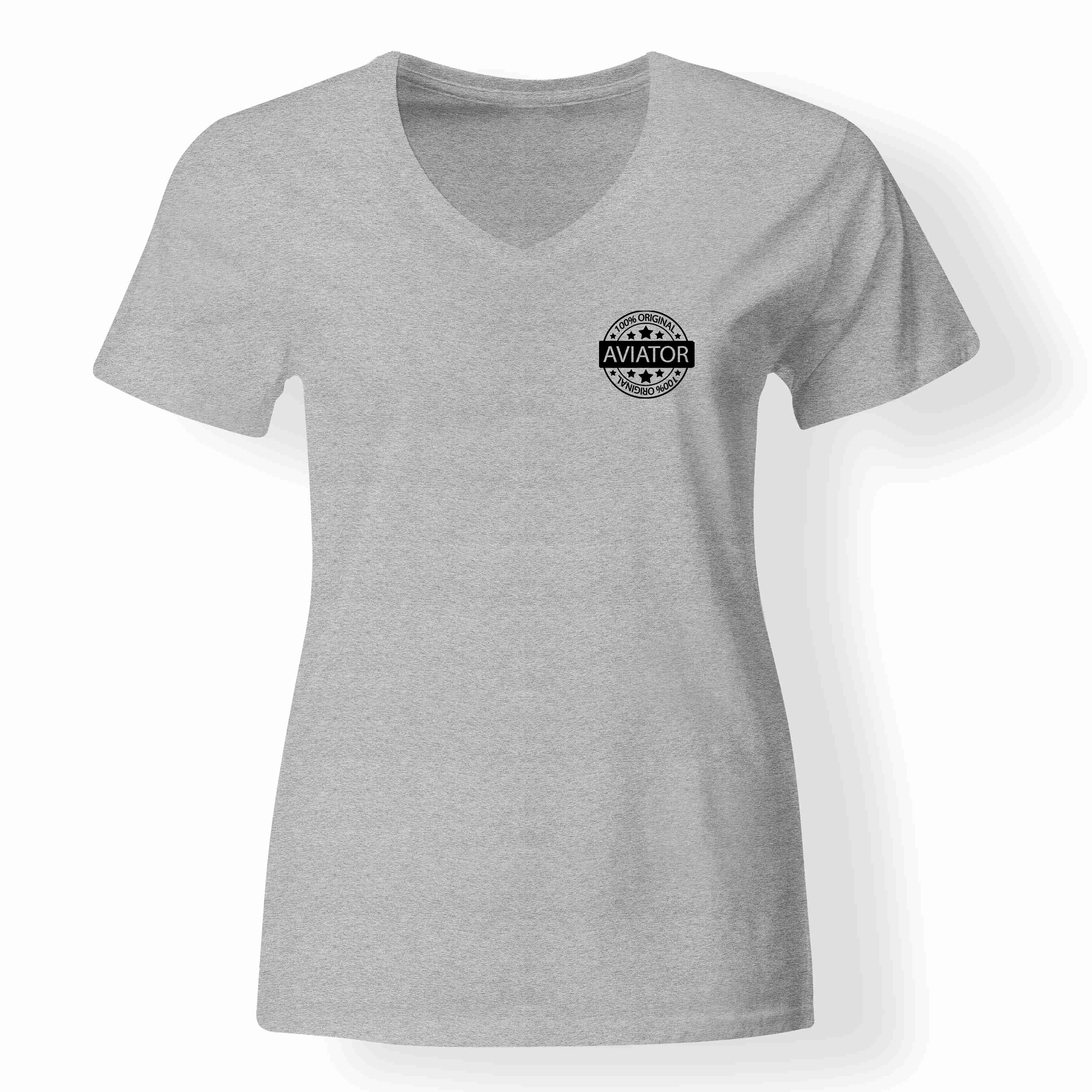 100 Original Aviator Designed V-Neck T-Shirts - Image 16