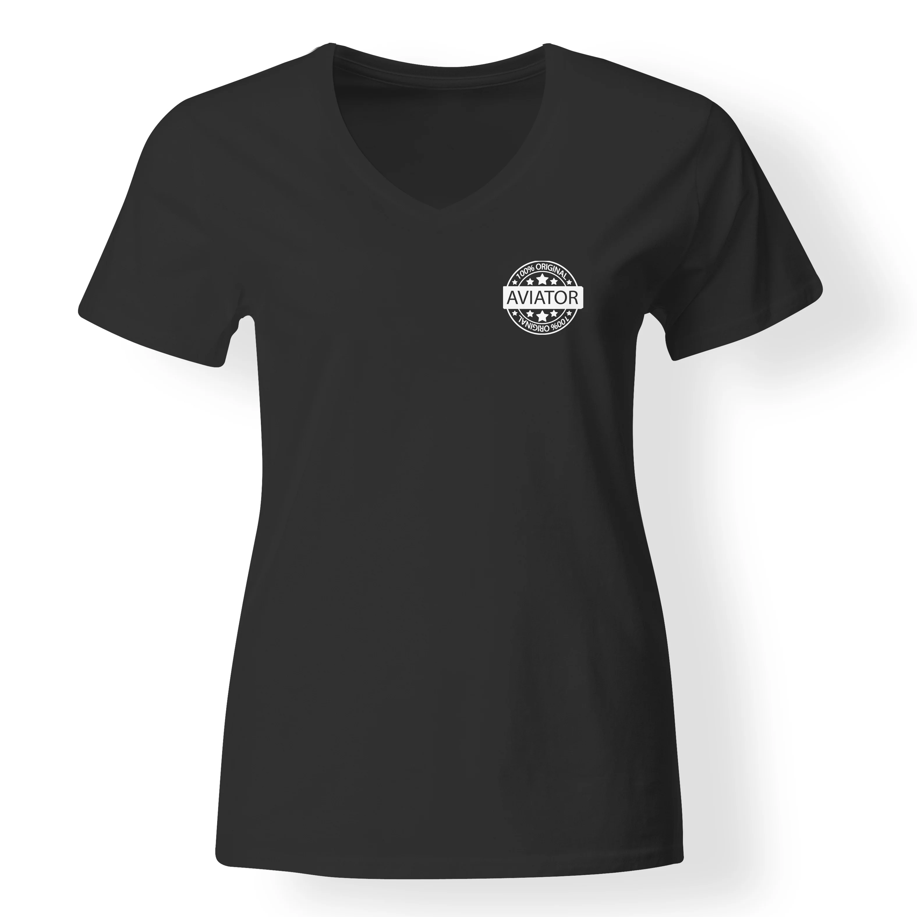 100 Original Aviator Designed V-Neck T-Shirts - Image 4
