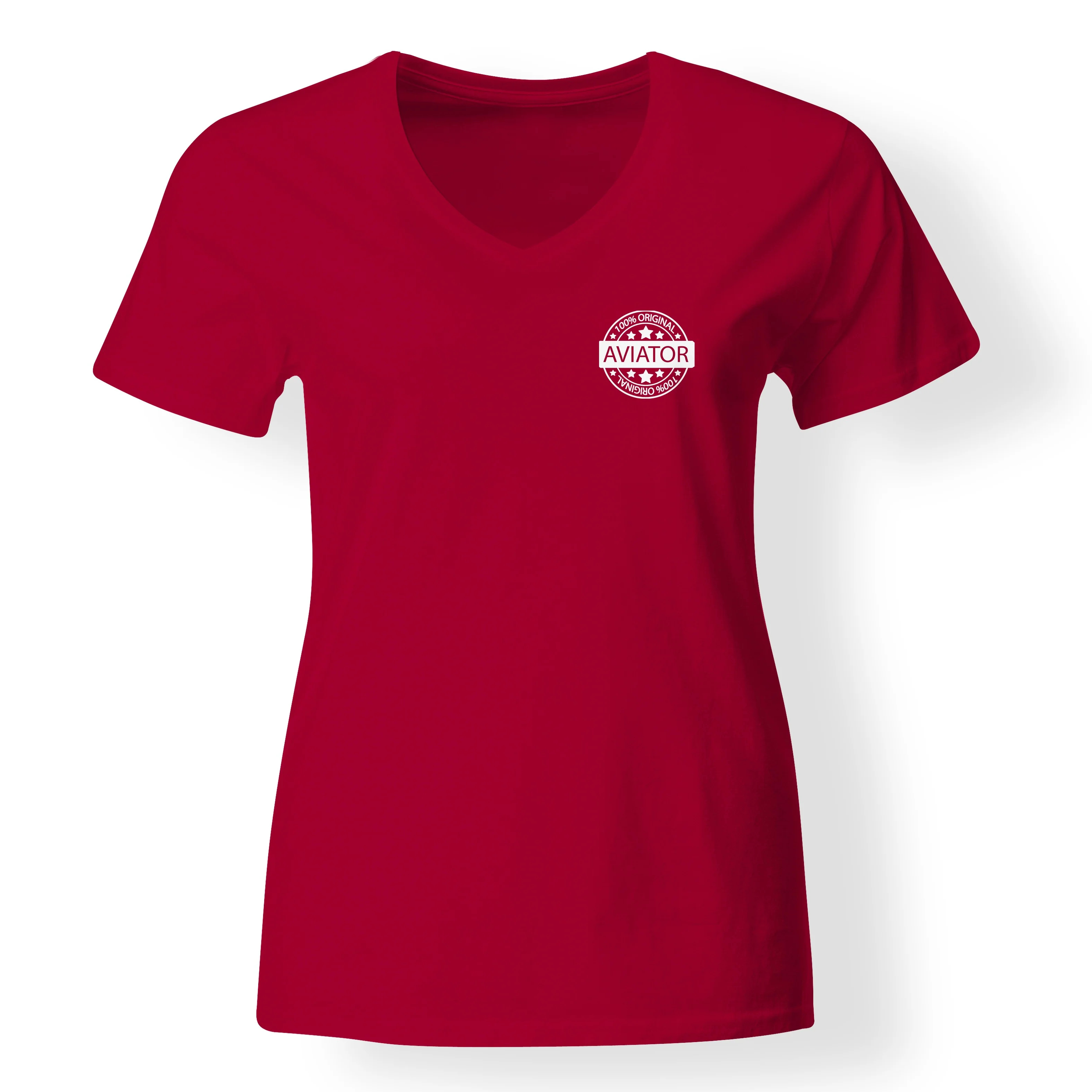 100 Original Aviator Designed V-Neck T-Shirts - Image 8