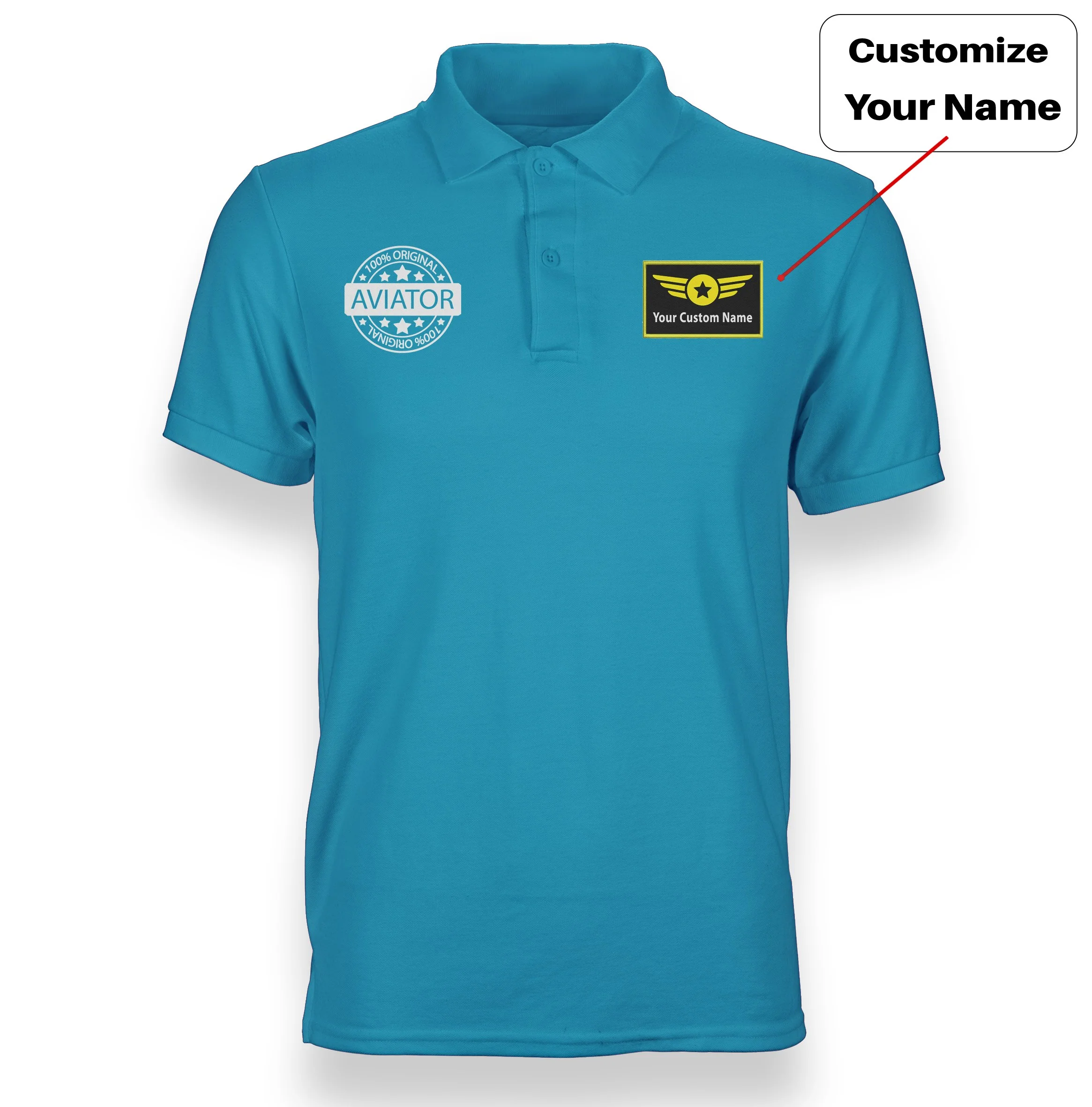 100 Original Aviator Designed "WOMEN" Polo T-Shirts - Image 3