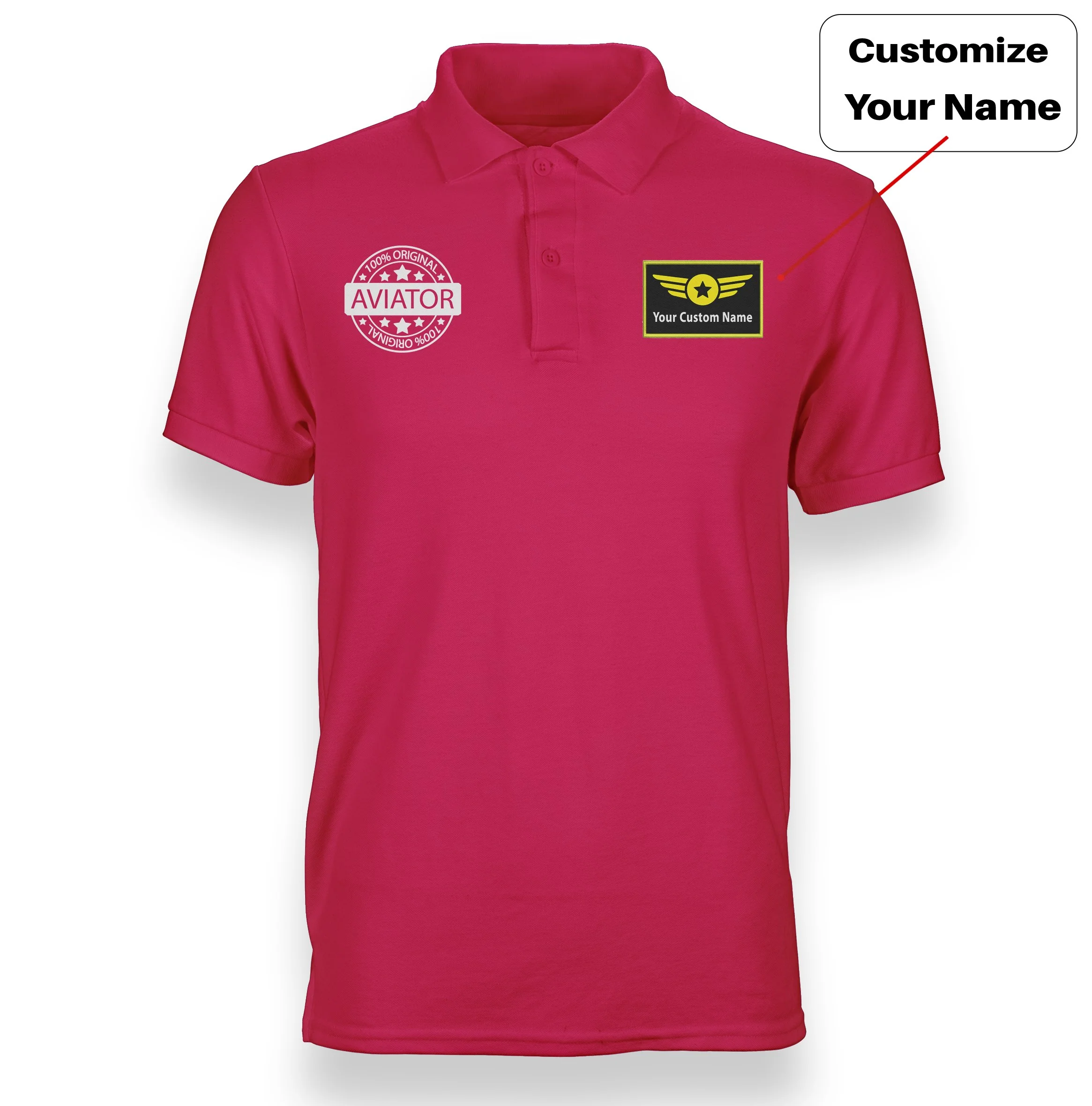 100 Original Aviator Designed "WOMEN" Polo T-Shirts - Image 5
