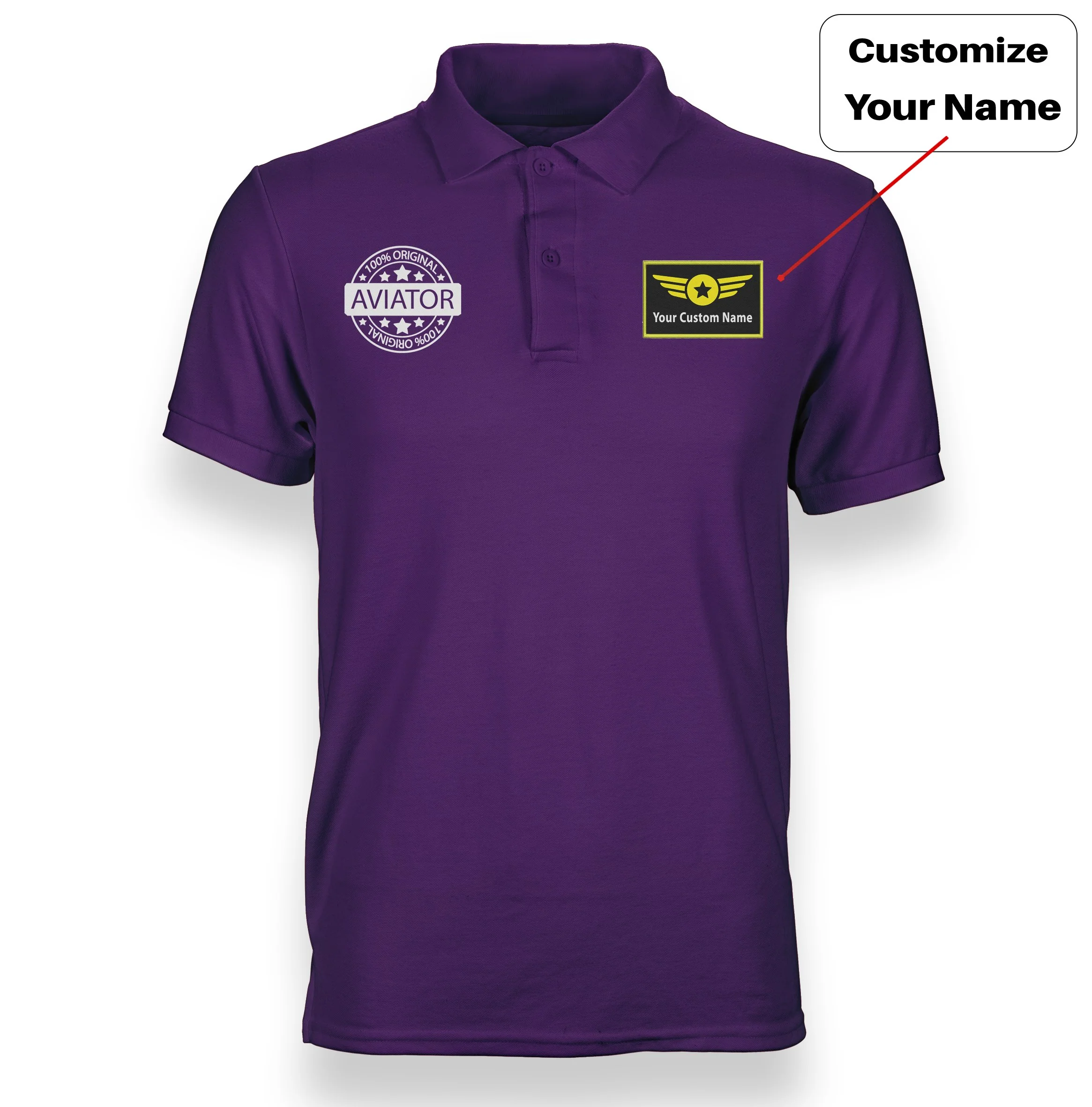 100 Original Aviator Designed "WOMEN" Polo T-Shirts - Image 7