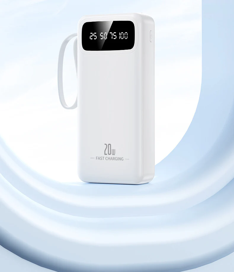 10000mAh 4-in-1 Built-in Cable Power Bank: Fast Charging - Image 16