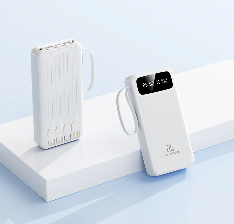 10000mAh 4-in-1 Built-in Cable Power Bank: Fast Charging - Image 17