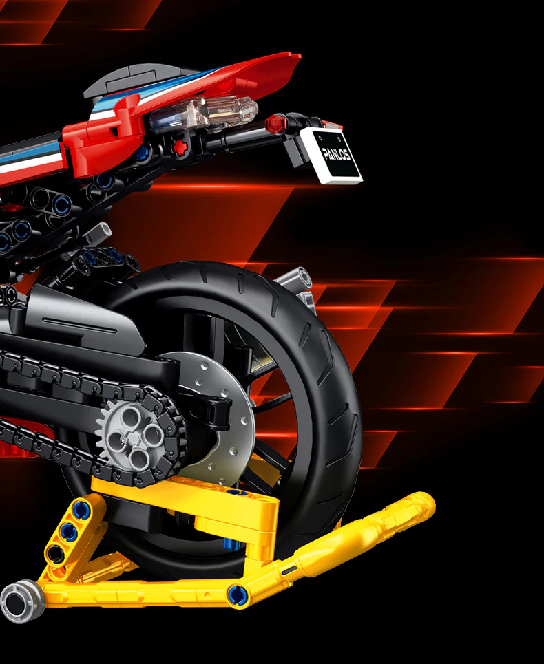 1017Pcs Honda Motorcycle CBR For Building Blocks Motorcycle Model - Image 4