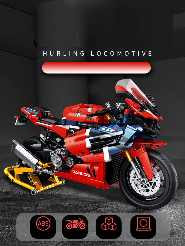 1017Pcs Honda Motorcycle CBR For Building Blocks Motorcycle Model - Image 6