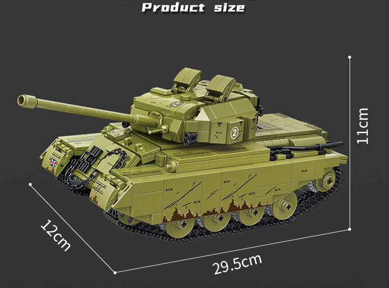 969PCS Centurion Main battle tank Set Building Block Model - Image 6