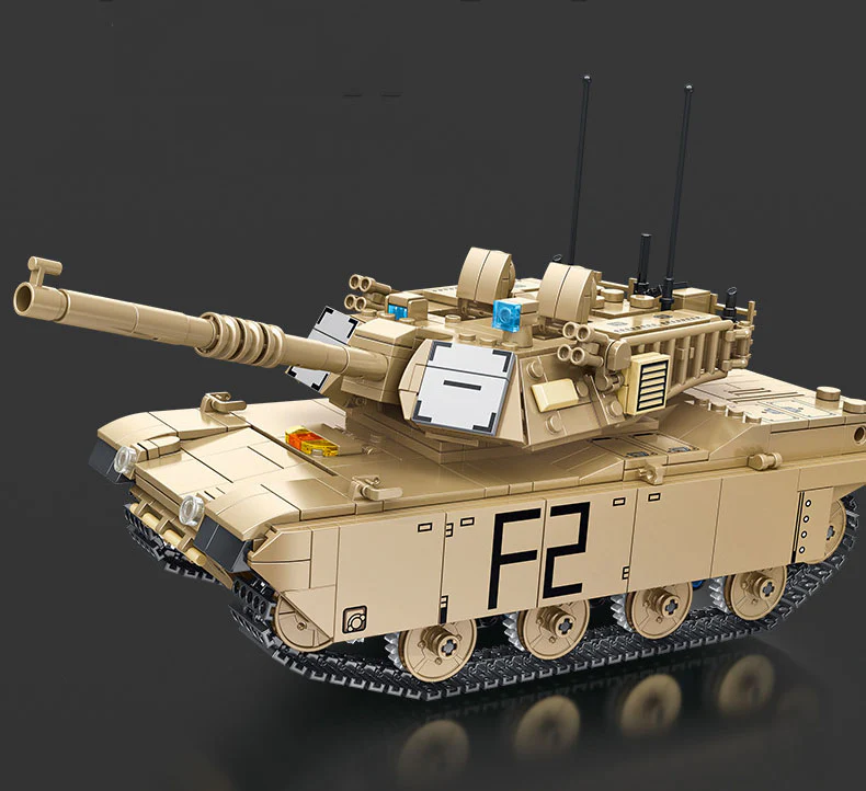 1096PCS M1 Abrams Main battle tank Set Building Block Model - Image 5