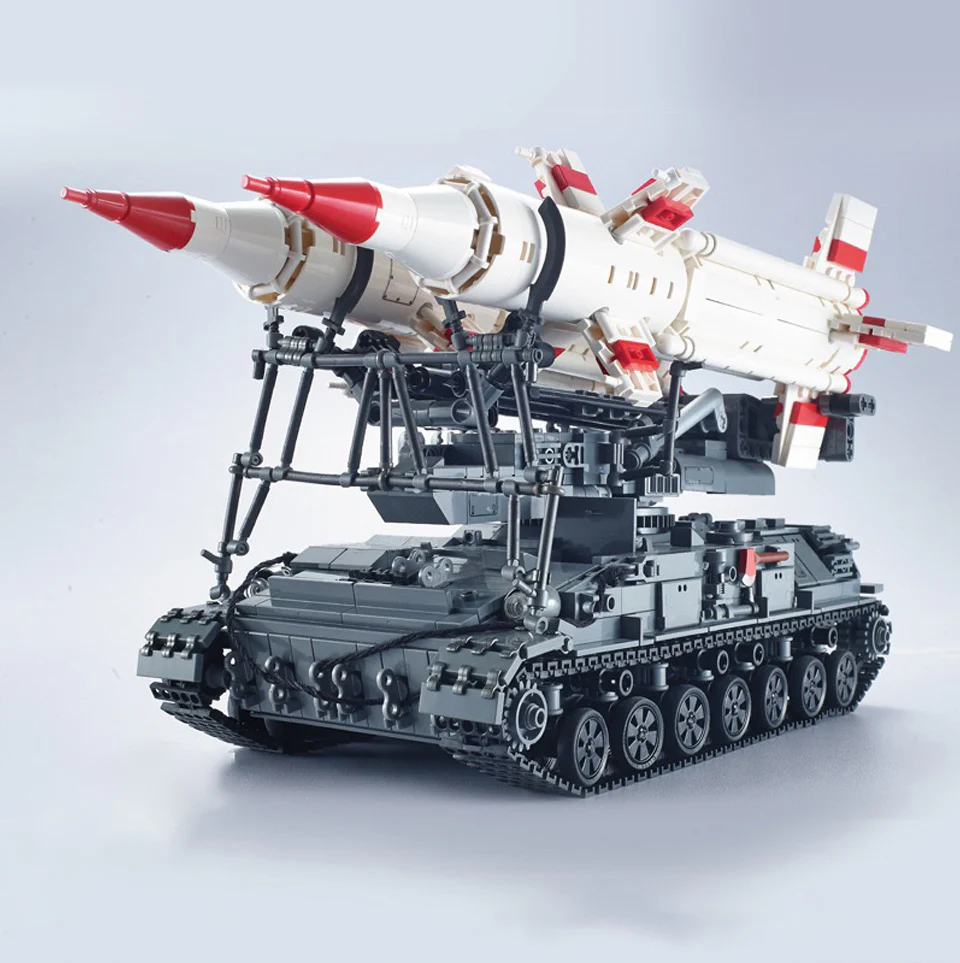 1469PCS SA-4 Tank + Missile Set Building Block Model - Image 3