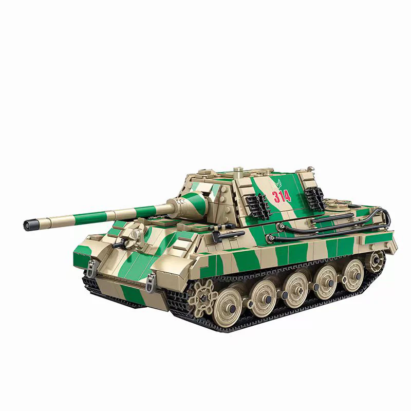 1974PCS Jagdtiger Heavy tank destroyer  Set Building Block Model
