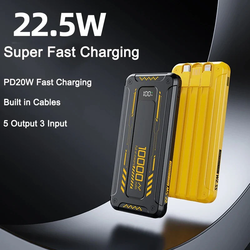 20000mAh PD22.5W Power Bank: Super Fast Charging (With Cable) - Image 12