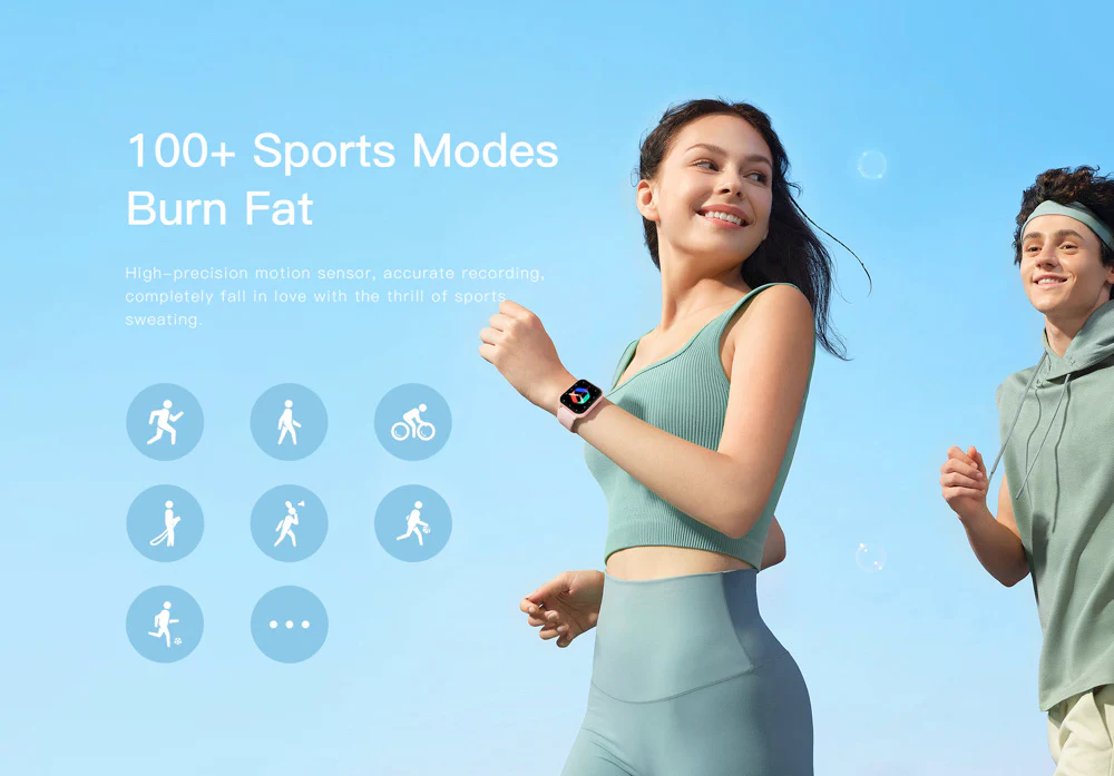 24H Health + 100+ Sports: ZL54C+ Smart Watch (Bluetooth Calling, Waterproof) for Men & Women - Image 3