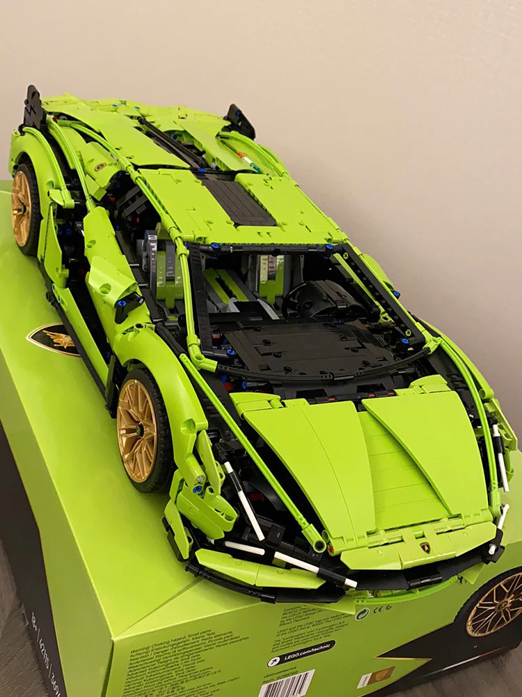 3600+Pcs Super Speed Lamborghinis Sports Car For RC Building Blocks Car Model - Image 11