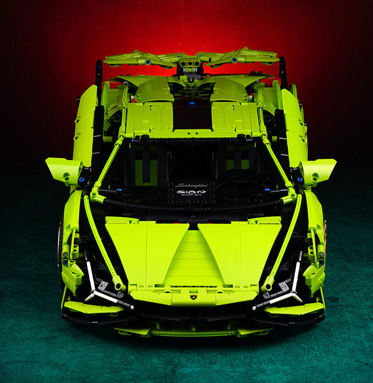 3600+Pcs Super Speed Lamborghinis Sports Car For RC Building Blocks Car Model - Image 12