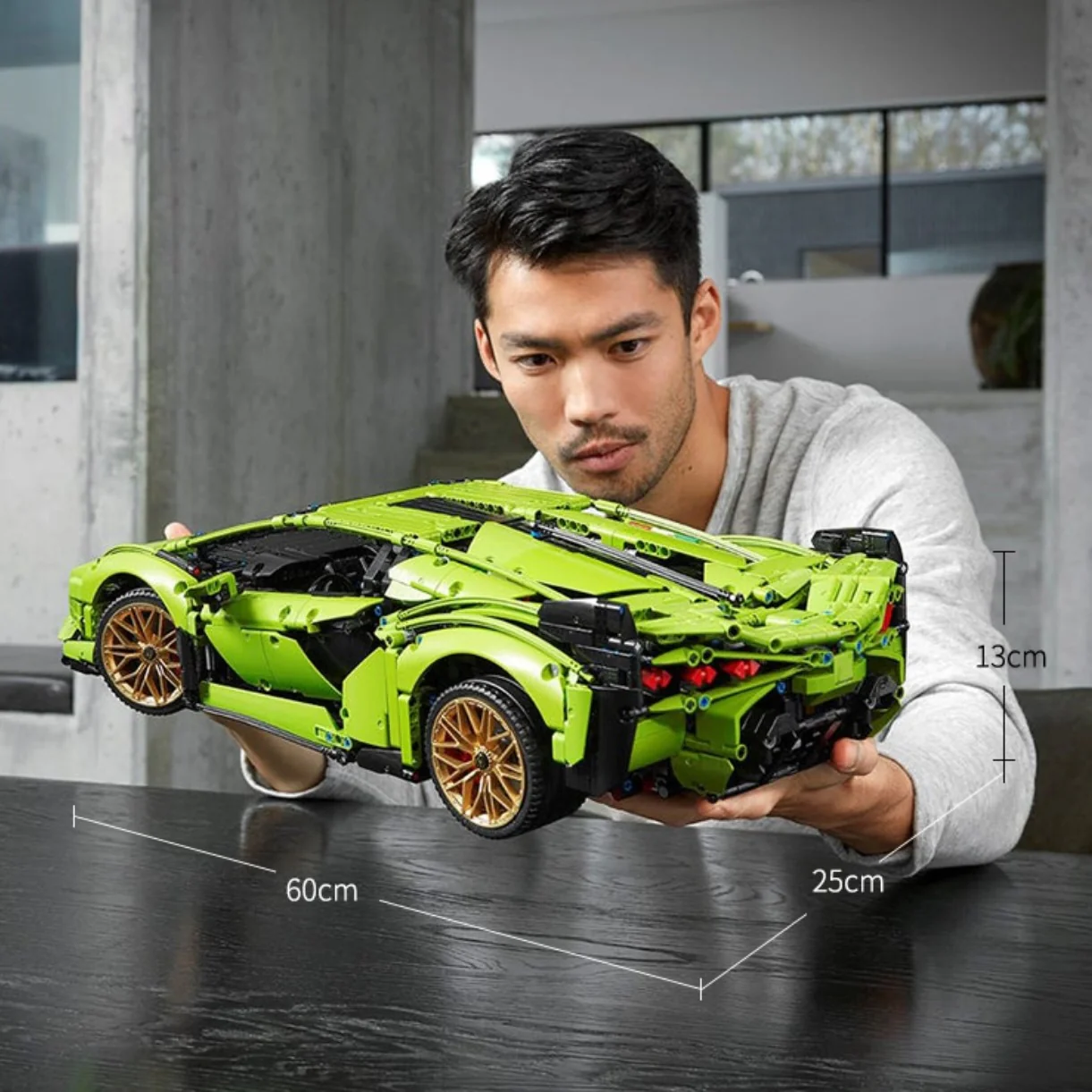 3600+Pcs Super Speed Lamborghinis Sports Car For RC Building Blocks Car Model - Image 13