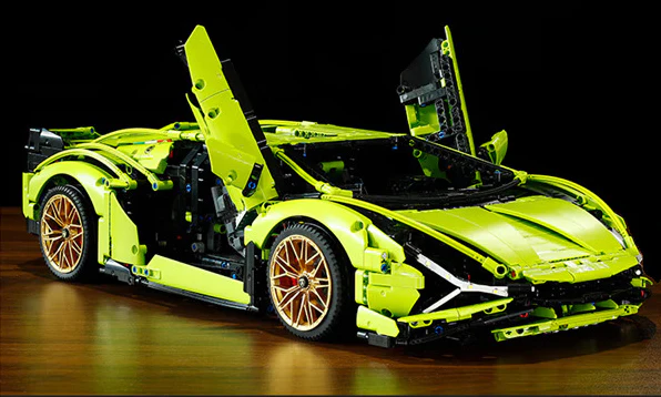 3600+Pcs Super Speed Lamborghinis Sports Car For RC Building Blocks Car Model - Image 15