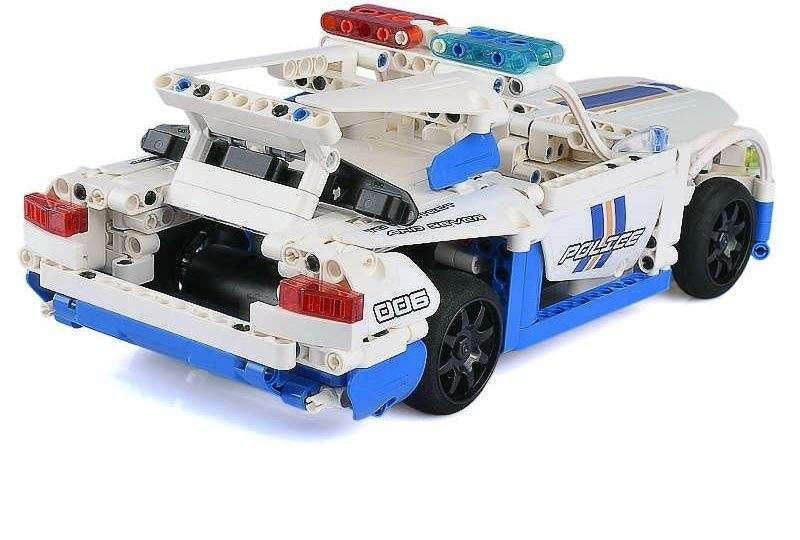 430Pcs Remote Control Car GT Police For RC Car Model - Image 2