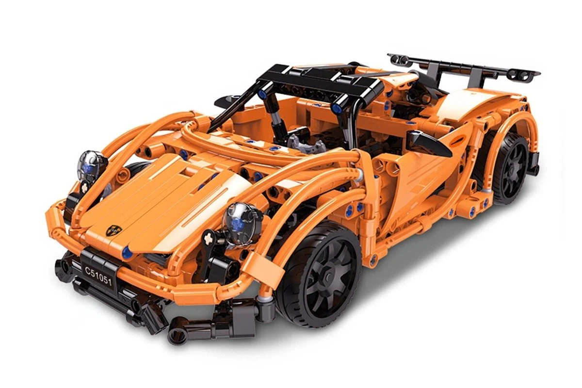 542Pcs Porsche sports car For RC Building Blocks Car Model - Image 3