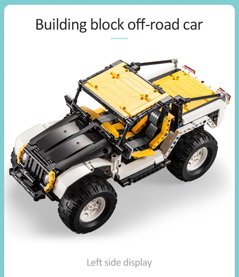 542Pcs Remote Control Car Dual Mode Pioneer For RC Building Blocks Car Model - Image 10