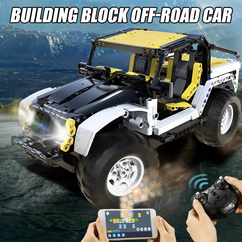 542Pcs Remote Control Car Dual Mode Pioneer For RC Building Blocks Car Model - Image 4