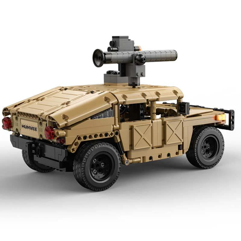 628Pcs Armored Humvee Car For RC Building Blocks Car Model - Image 4