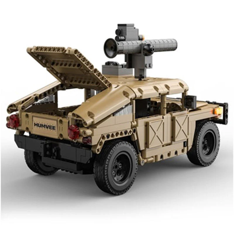 628Pcs Armored Humvee Car For RC Building Blocks Car Model - Image 5
