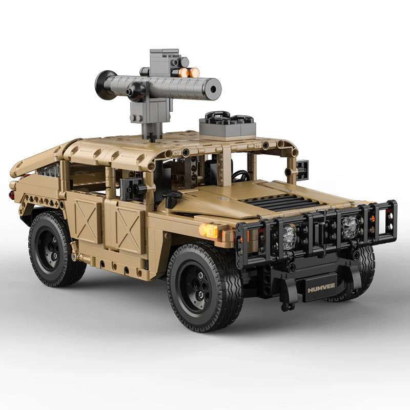 628Pcs Armored Humvee Car For RC Building Blocks Car Model - Image 6