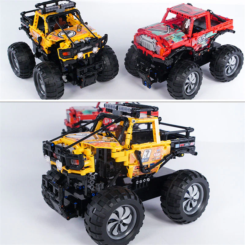 739/834Pcs Bigfoot off-road vehicle For RC Building Blocks Car Model - Image 2