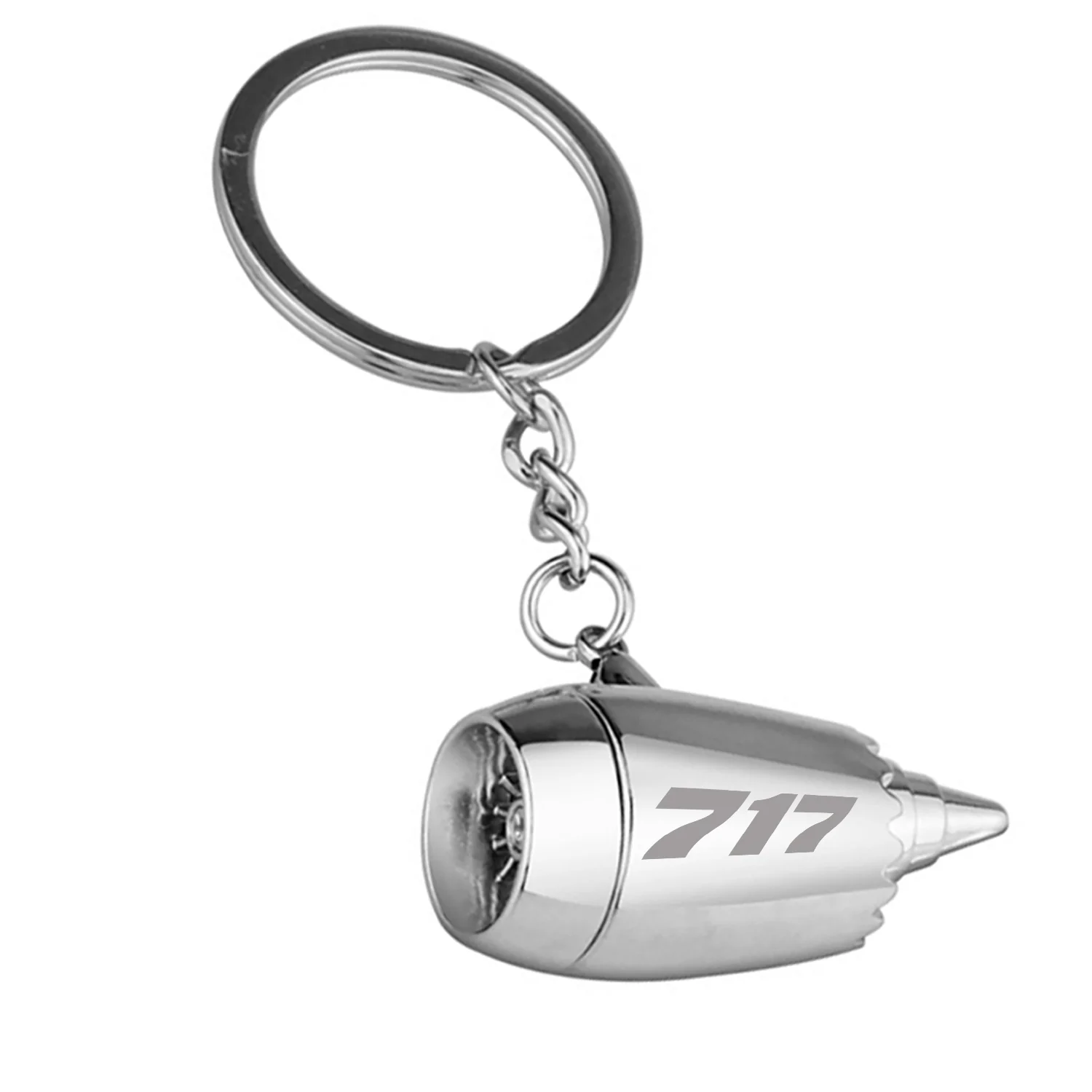 717 Flat Text Jet Engine Turbine Key Chains - Image 4