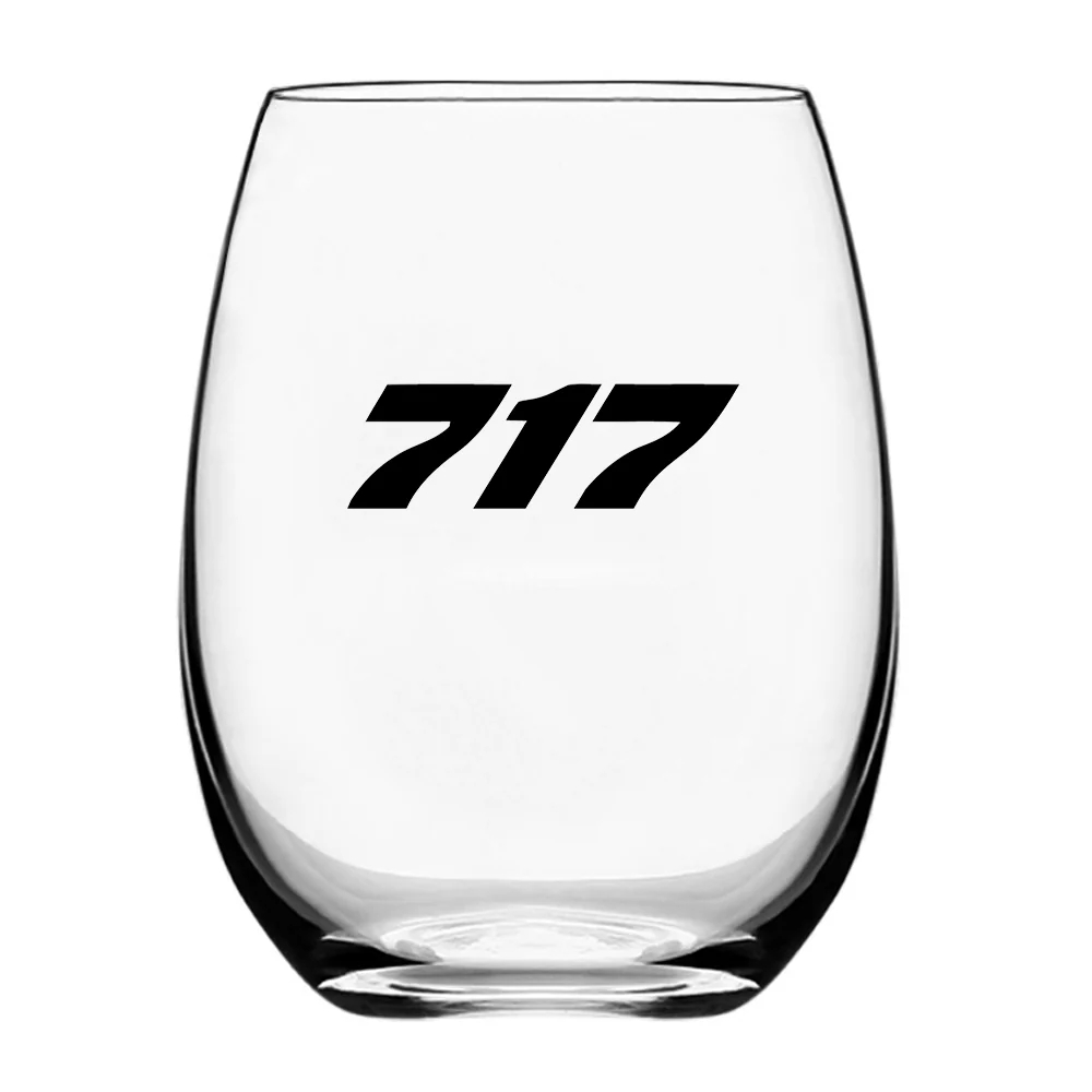 717 Flat Text Designed Water & Drink Glasses - Image 2